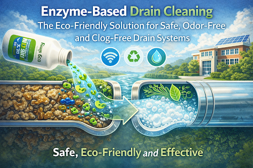 Enzyme-Based Drain Cleaning: The Eco-Friendly Solution for Safe, Odor-Free and Clog-Free Drain Systems